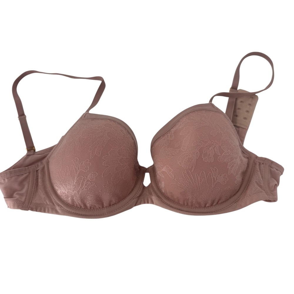 Soma Lightest Lift Perfect Coverage Lace Underwire Bra Mauve 36C 052101